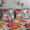 HIP Dekbedovertrek "Mandals en bloemen" - Multi - (135x200 cm) - Katoen Flanel - Afbeelding 3