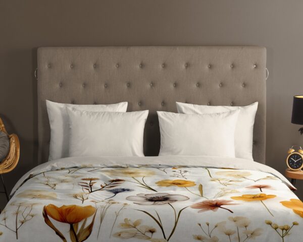 Good Morning Dekbedovertrek "rustige bloemen" - Multi - (140x200 cm) - Katoen - Afbeelding 3