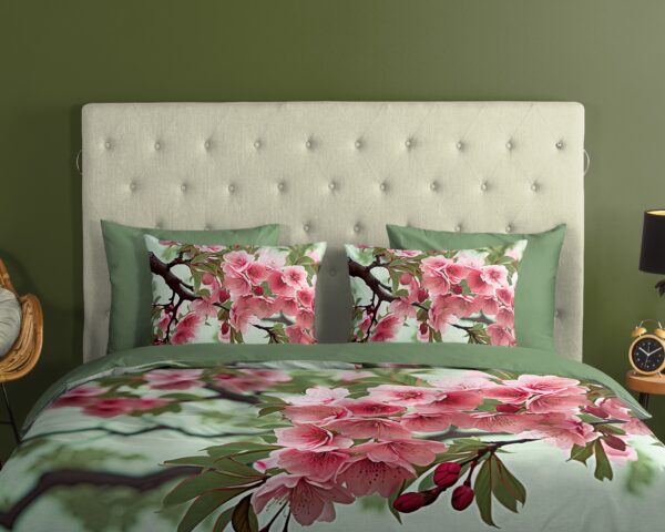 Good Morning Dekbedovertrek "bloemen" - Multi - (200x200/220 cm) - Katoen - Afbeelding 3