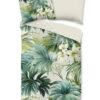 Pure Dekbedovertrek "bladeren en bloemen" - Groen - (155x220 cm) - Microfiber