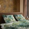 Pure Dekbedovertrek "bladeren en bloemen" - Groen - (155x220 cm) - Microfiber - Afbeelding 3