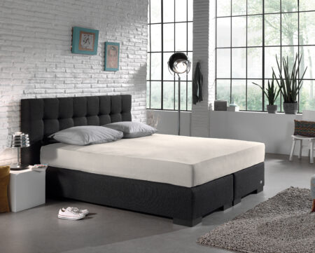 Enkel Jersey 135 gr. Hoeslaken Creme 80/100 x 200