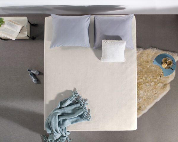 Enkel Jersey 135 gr. Hoeslaken Creme 140 x 200