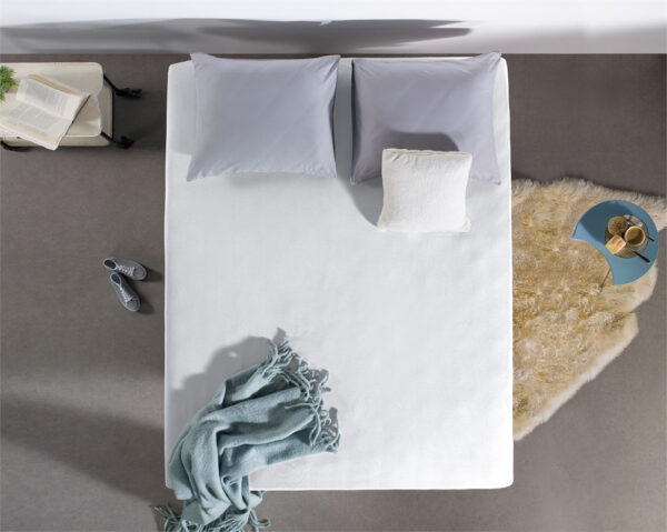 Dreamhouse Dubbel Jersey 220 gr. Hoeslaken Wit 80/100 x 220 - Afbeelding 3