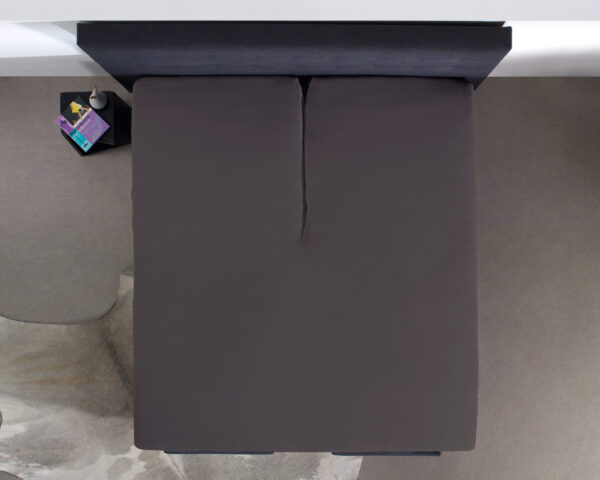 Dreamhouse Splittopper Katoen Hoeslaken Antraciet 140 x 200 - Afbeelding 3
