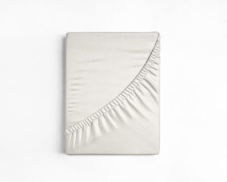 Katoenen Hoeslaken Creme 90 x 200
