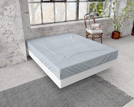 Flanel Premium Hoeslaken Grijs 160 x 200/210