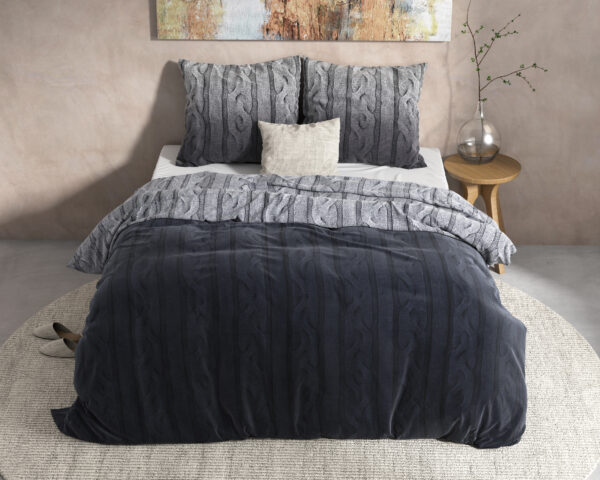 DH Flanel Dante Antraciet 240 x 220