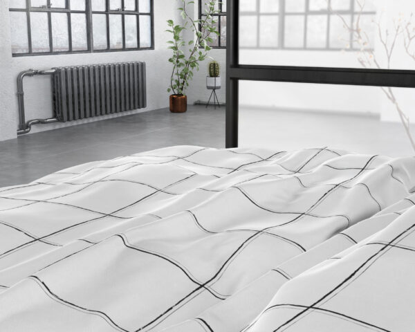 Dreamhouse Deep check White 240 x 220 cm - Afbeelding 5