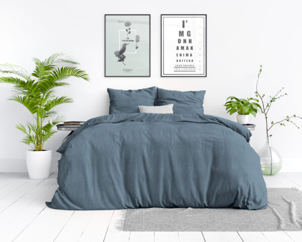 Stone Washed Blauw 135 x 200