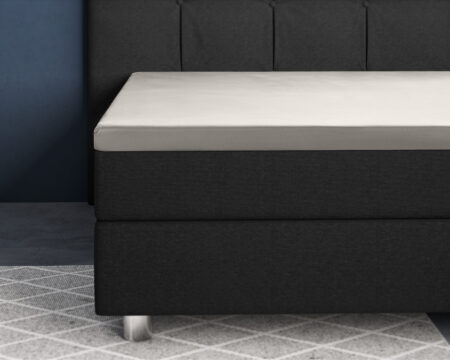 Topper Satijn Hoeslaken Creme 90 x 200