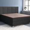 Topper Satijn Hoeslaken Taupe 140 x 200