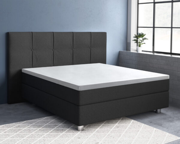 Primaviera Deluxe Topper Satijn Hoeslaken Wit 180 x 200 - Afbeelding 3