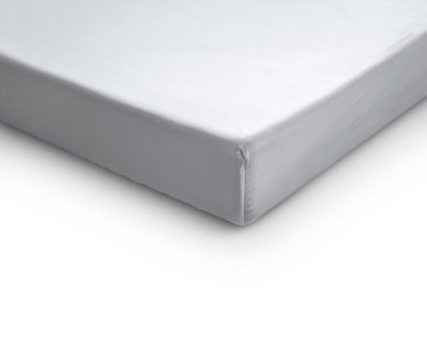 Primaviera Deluxe Splittopper Satijn Hoeslaken Wit 160 x 200 - Afbeelding 4