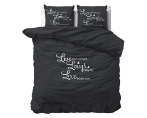 laugh and love Antraciet 200 x 220