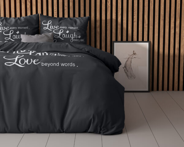 laugh and love Antraciet 200 x 220