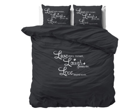laugh and love Antraciet 240 x 220
