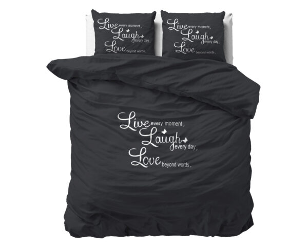 laugh and love Antraciet 240 x 220