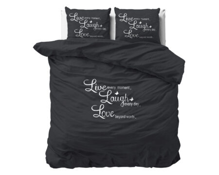 laugh and love Antraciet 240 x 220