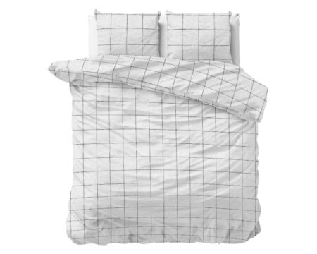 Flanel Deep Check Wit 240 x 200/220