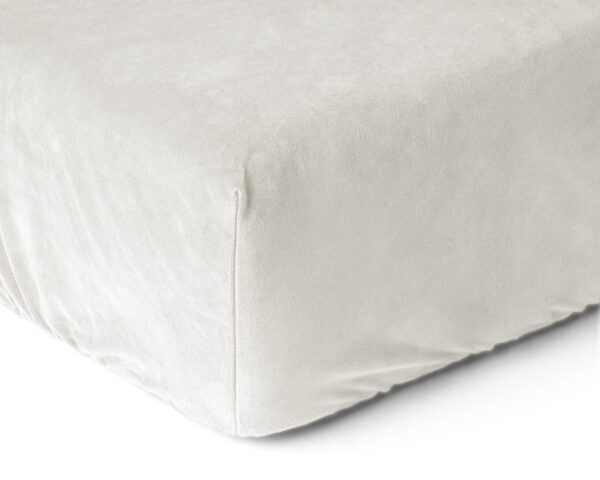 Sleeptime Velvet Hoeslaken Creme 90 x 200 - Afbeelding 4