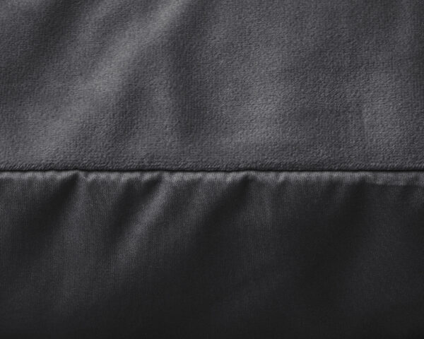 Sleeptime Velvet 2 in 1 kussenslopen Antraciet 60 x 70 cm - Afbeelding 5