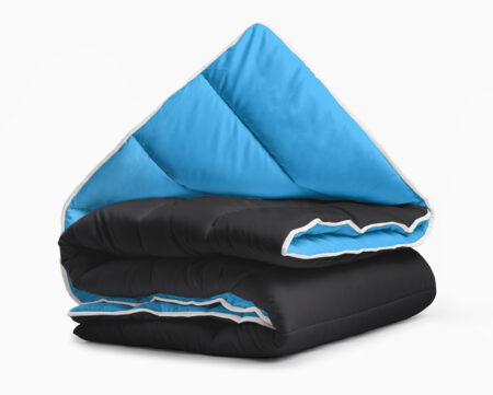Lazy All-in one Lazy Dekbed Zwart/Blauw 200 x 200