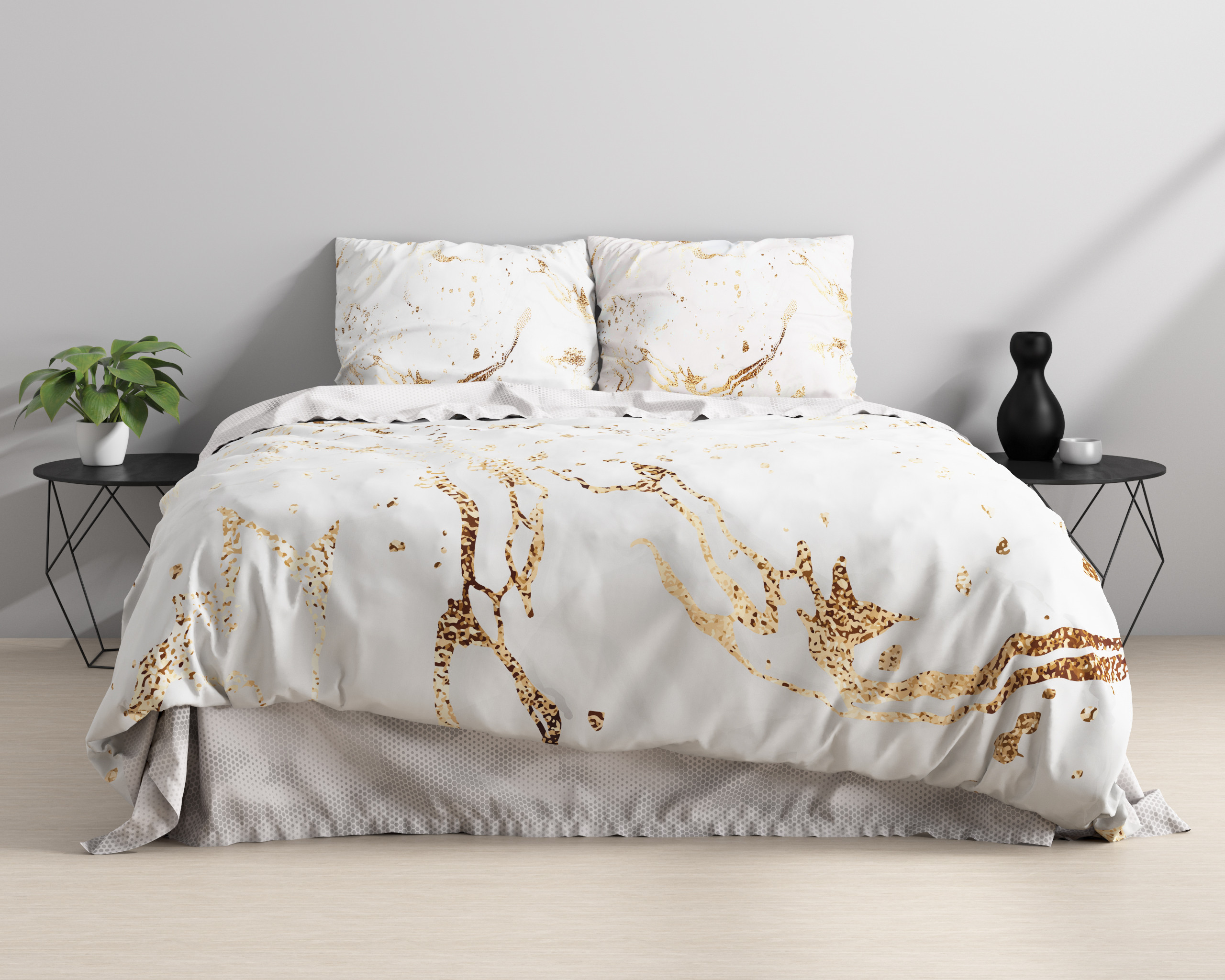 Sleeptime dekbedovertrek Bianco Wit 240 x 220 cm