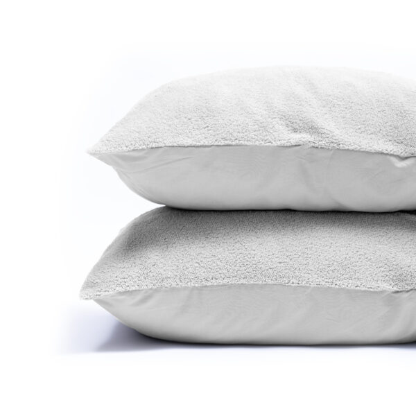 Sleeptime Teddy kussenslopen 2pack Grijs 60 x 70 cm - Afbeelding 4