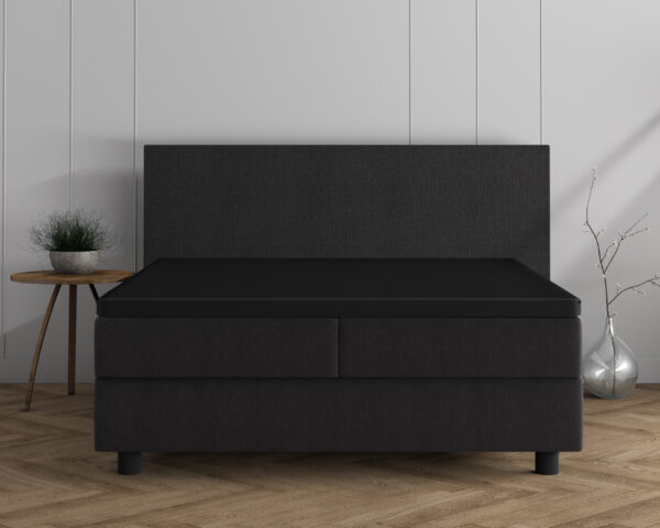 Dubbel Jersey 220 gr. Topper Hoeslaken Zwart 140 x 200/220