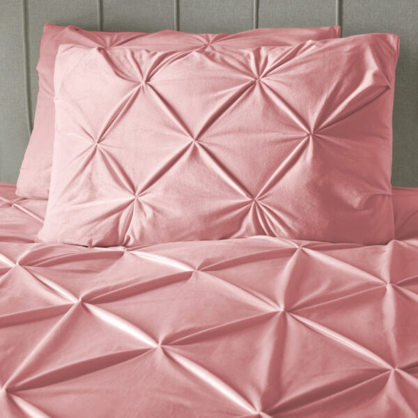 Sleeptime Velvet Pintuck Roze 240 x 200/220 cm - Afbeelding 4
