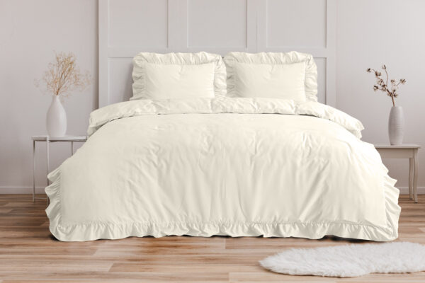 Ruffles Creme 140 x 200/220