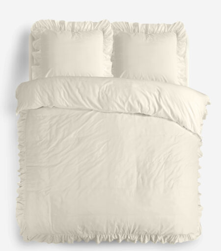 Ruffles Creme 200 x 200/220
