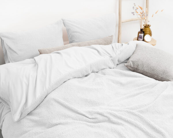 Sleeptime Teddy Katoen Wit 240 x 200/220 cm - Afbeelding 3