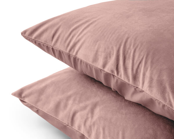 Velvet 2 in 1 kussenslopen Oud Roze 60 x 70