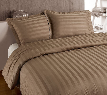 Hotel stripe Taupe 140 x 200/260