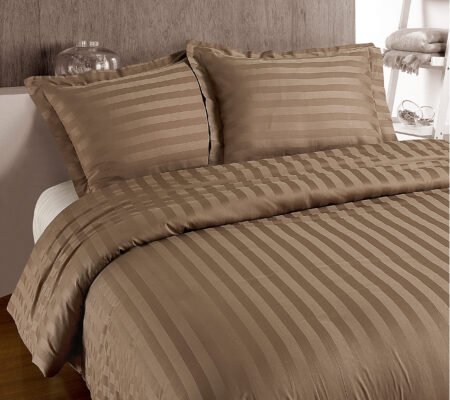 Hotel stripe Taupe 140 x 200/260