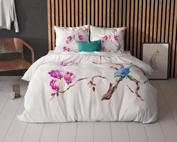 Magnolias Wit 140 x 200/220