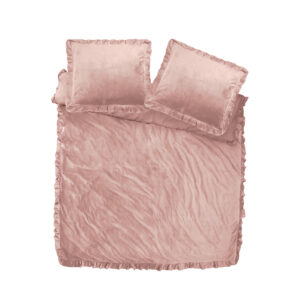 Velvet Ruffles Oud Roze 140 x 220