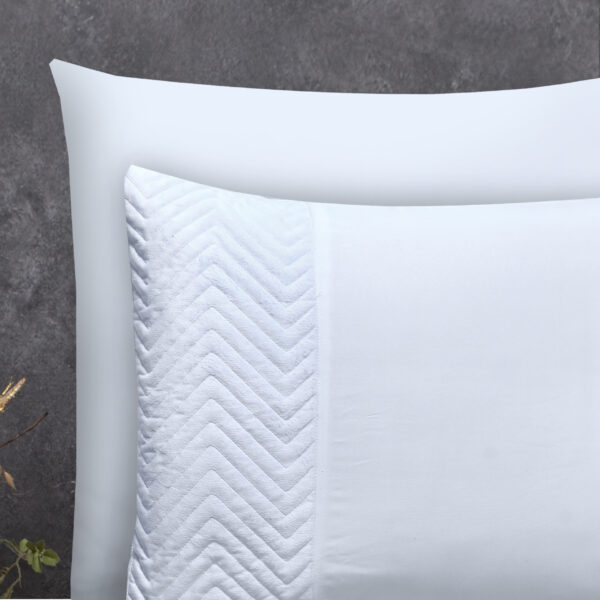 Sleeptime Velvet Crossline Wit 200 x 200/220 cm - Afbeelding 3