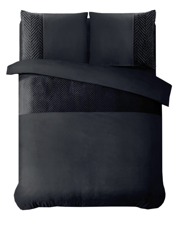 Velvet Crossline Zwart 140 x 200/220