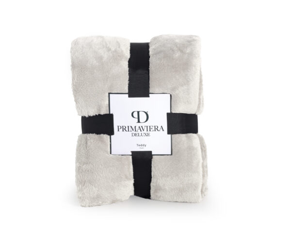 Primaviera Deluxe Teddy plaid Beige 150 x 200 cm - Afbeelding 3