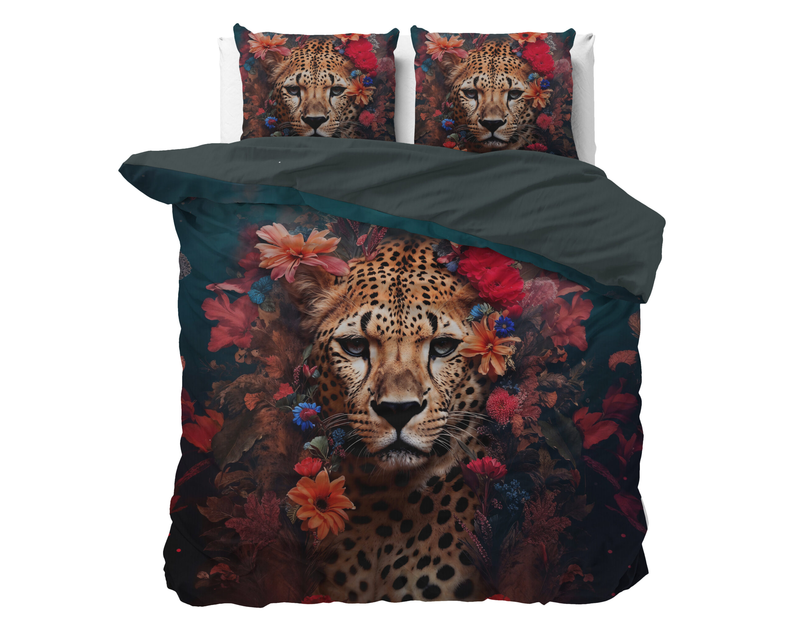Dreamhouse dekbedovertrek Leopardo Multi 240 x 200/220 cm