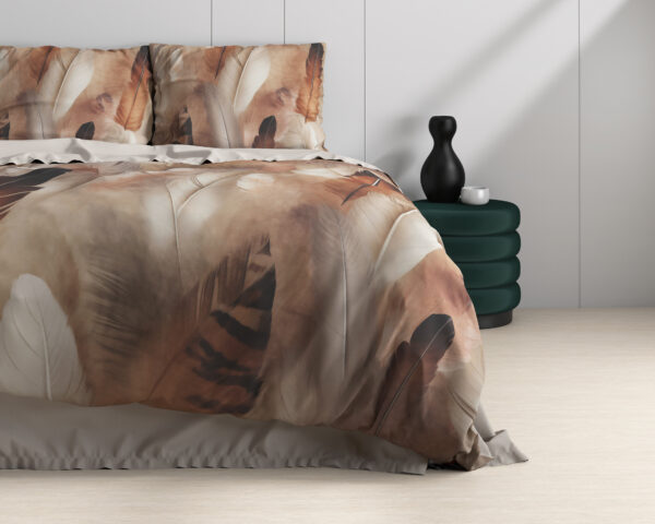 Feathura Taupe 200 x 200/220