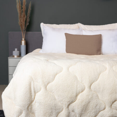 Lazy All-in one Lazy Dekbed Teddy Creme 240 x 200