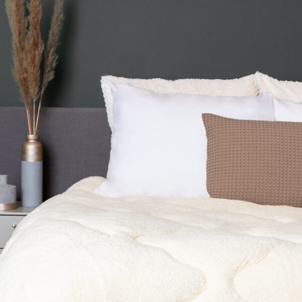 Lazy All-in one Lazy Dekbed Teddy Creme 240 x 200