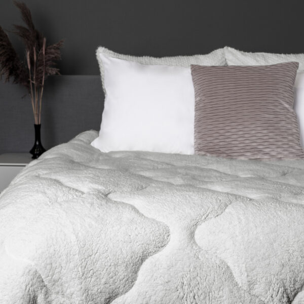 Lazy All-in one Lazy Dekbed Teddy Grijs 240 x 200