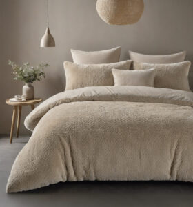 Fur Teddy Taupe 140 x 200/220