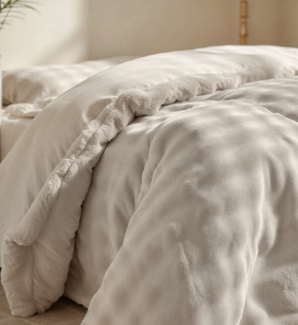Sleeptime Pom Pom Beige 240 x 220 cm - Afbeelding 4