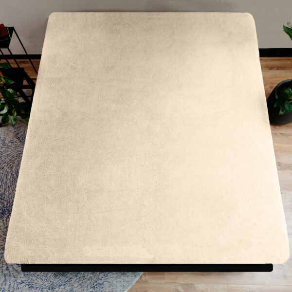 Sleeptime Teddy hoeslaken Taupe 180 x 200 - Afbeelding 5